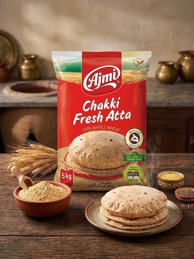 Ajmi Chakki Fresh Atta 5kg