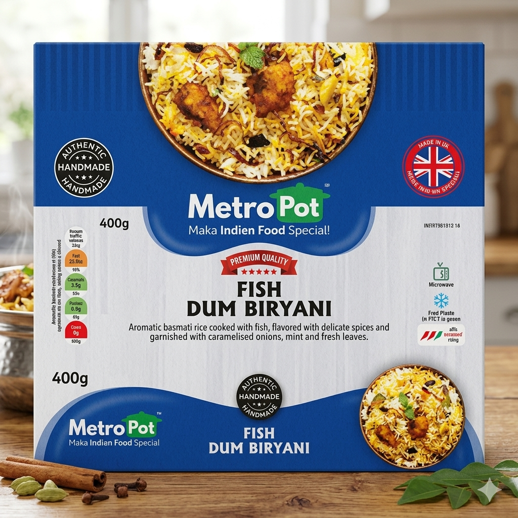 Metropot Fish Dum Biriyani 400g