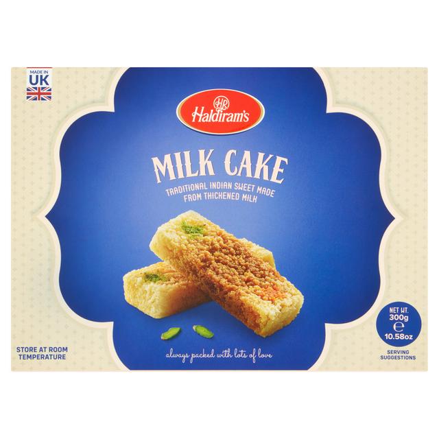 Haldiram Milk Cake 300g- Classic Indian milk cake sweet.