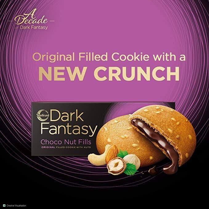 Dark Fantasy Choco Nut Fills 150G