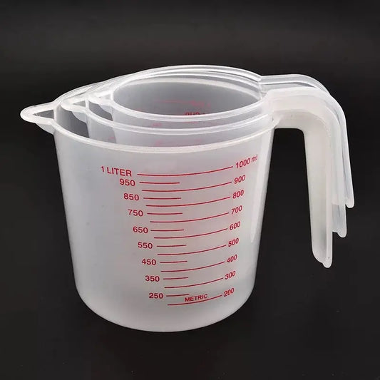 3pcs Plastic Measuring Cups Set