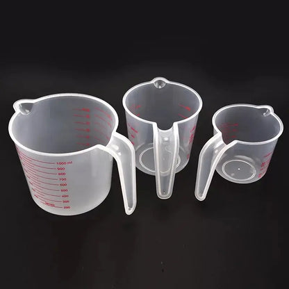 3pcs Plastic Measuring Cups Set