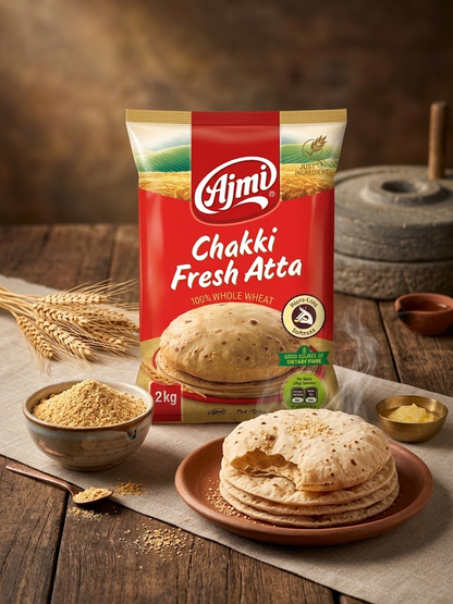 Ajmi Chakki Fresh Atta 2kg