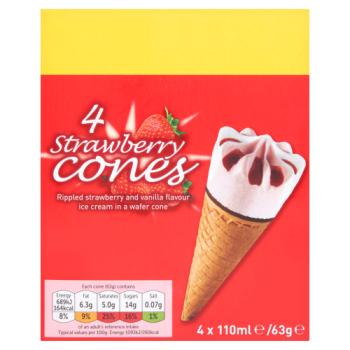 Classic Strawberry Cone