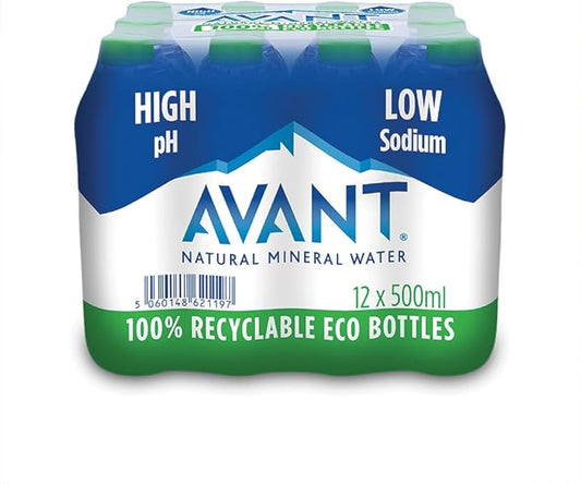 AVANT Natural Mineral Still Water – 12 x 500ml