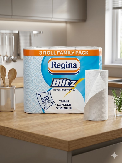 Regina Blits Kitchen Towel (3 Rolls)