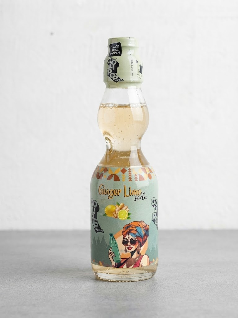 Ginger Lime Goli Soda 220ml