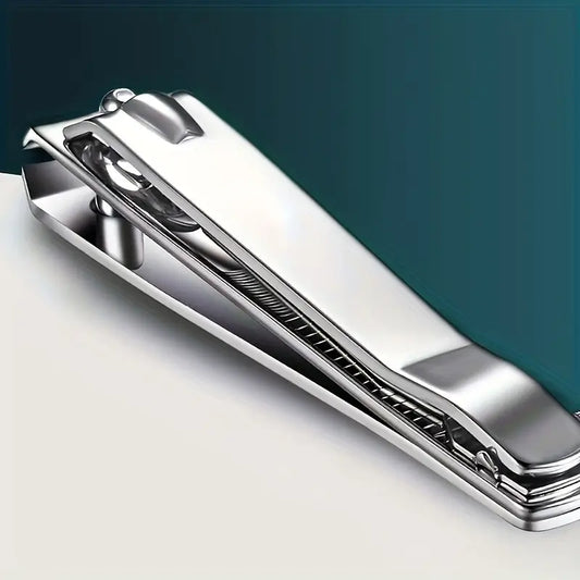 Large Carbon Steel Nail Clipper with Built-In File – Precise Trimming for Fingernails & Toenails