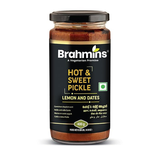 Brahmins Hot & Sweet Pickle 400gm