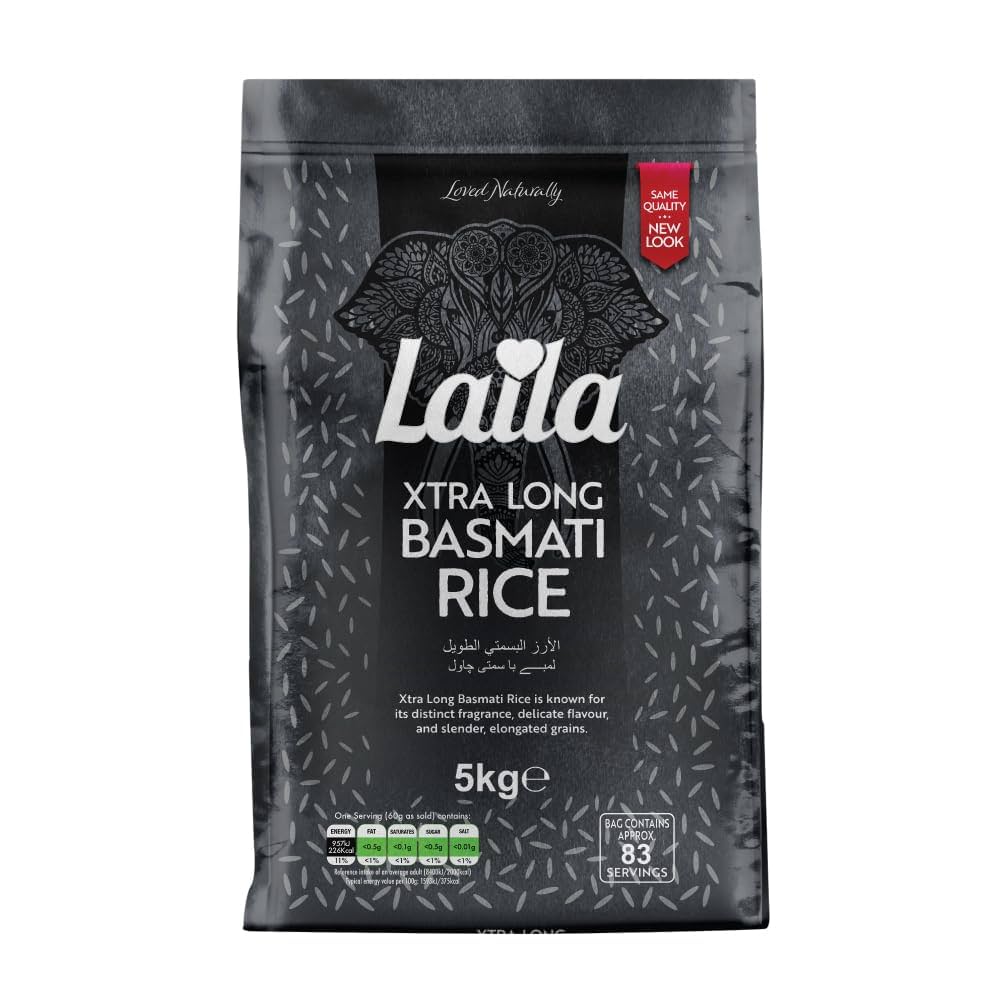 Laila Extra Long Grain Basmati Rice 5kg