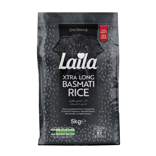Laila Extra Long Grain Basmati Rice 5kg