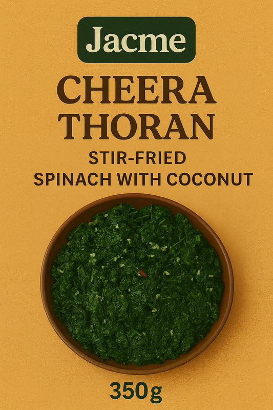 Jacme Cheera Thoran – Stir-Fried Spinach with Coconut (350 GM)