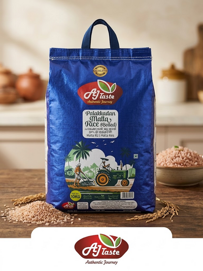 AJ Taste palakkadan Matta Rice 10kg (Offer Price🔥)