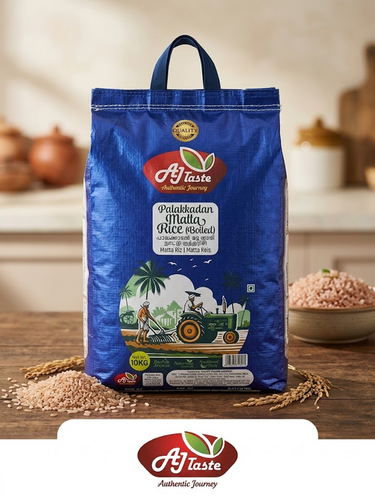 AJ Taste palakkadan Matta Rice 10kg (Offer Price🔥)