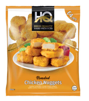 HQ Chicken Nuggets Breaded 600g
