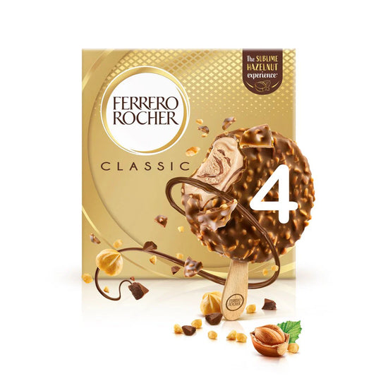 Ferrero Choc Hazelnut Ice Cream Sticks
