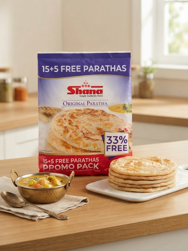 Shana Multi Paratha 1200g+33% Free