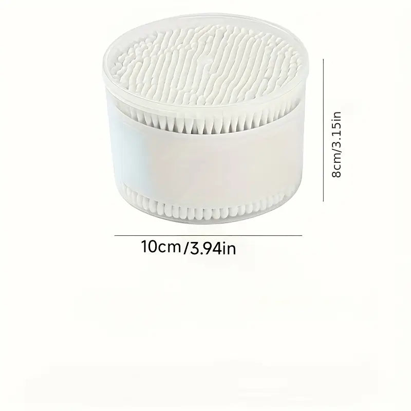 500pcs Double-Ended Bamboo Sticks – Round & Pointed Ends for Skincare, Makeup & Ear Cleaning
