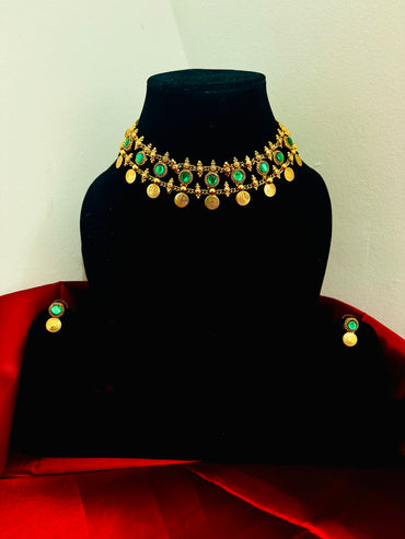 Royal Coin Choker Set