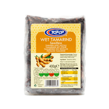 Topop Tamarind Wet Seedless 400g