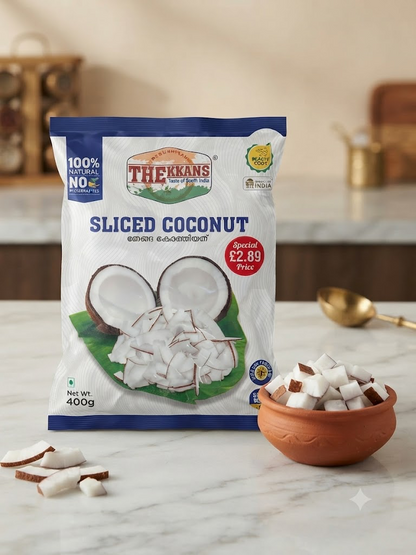 Thekkans Sliced Coconut 400g