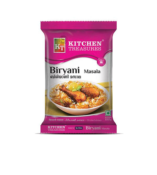 Kitchen Treasures Biriyani Masala 100g – Rich, Aromatic Spice Blend for Perfectly Flavoured Biryani Every Time