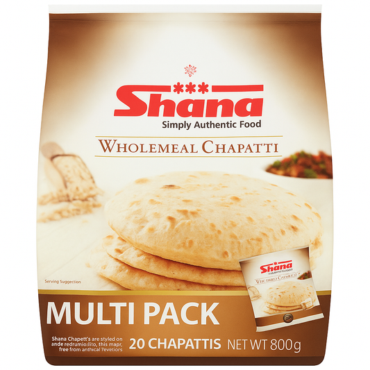 SHANA CHAPATI 20PCS (FROZEN)