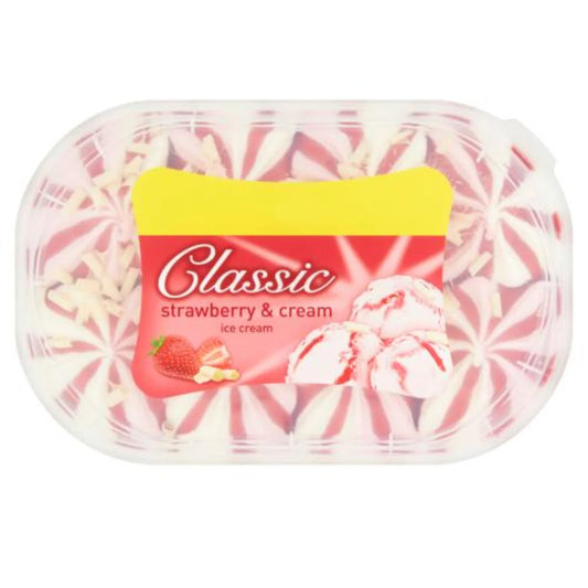 Classic Strawberry Ice Cream Tub
