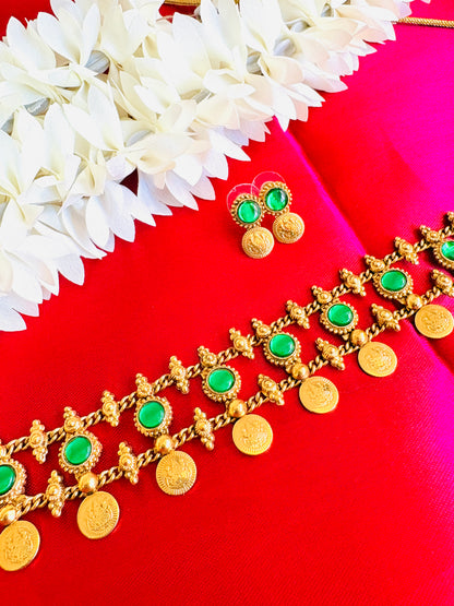 Royal Coin Choker Set