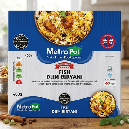 Metropot Fish Dum Biriyani 400g