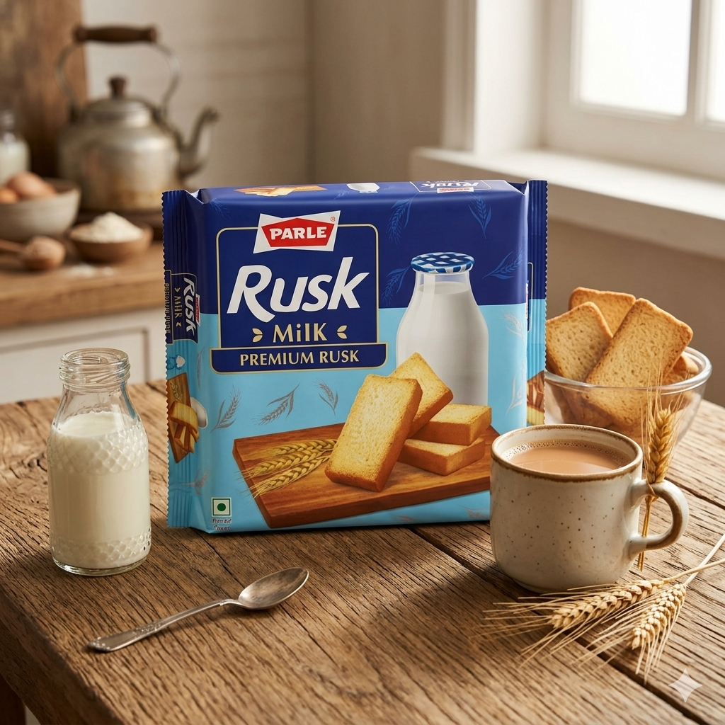 PARLE MILK PREMIUM RUSK 182G