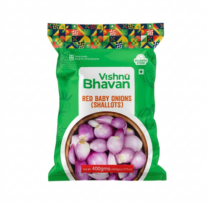 Vishnu Bhavan RED BABY Onions 400g