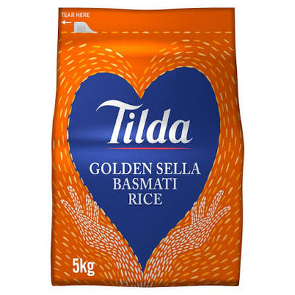 Golden Sella Basmati Rice 5Kg Tilda(Special Offer)