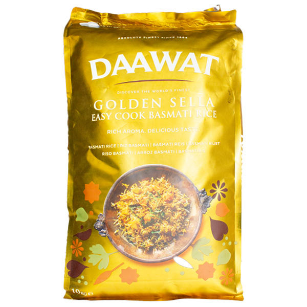 10 Kg Daawat Golden Sella Easy Cook Basmati