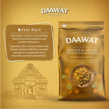 10 Kg Daawat Golden Sella Easy Cook Basmati