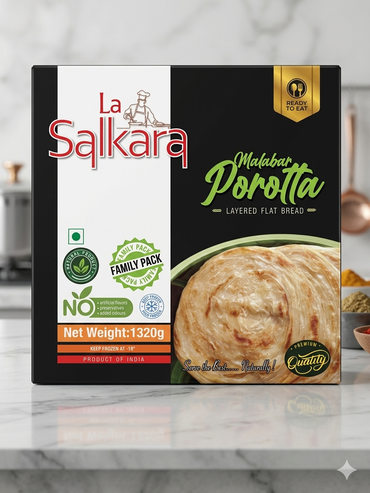 Salkkara Malabar Porotta Family Pack 1320g