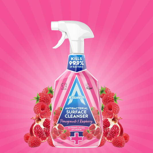 Astonish Antibacterial Surface Cleaner – Pomegranate & Raspberry (750ml)