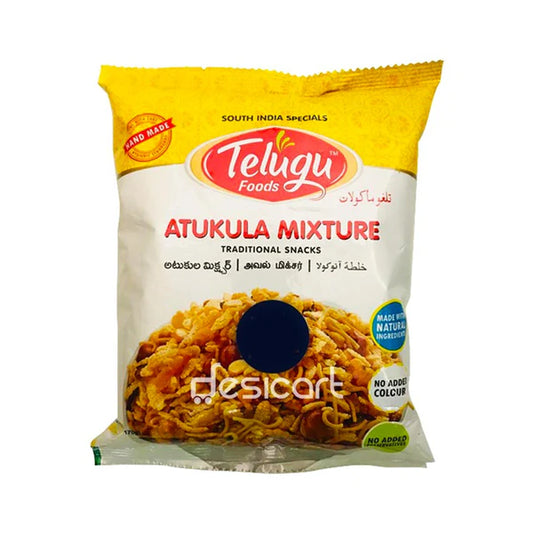 Telugu Atukula Mixture (poha mixture)