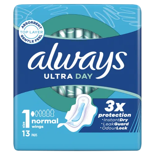 Always Ultra Normal with Wings – 13 Pads
