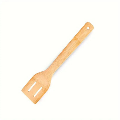 3-Piece Bamboo Kitchen Utensil Set – Eco-Friendly Spoons & Spatulas for Daily Cooking