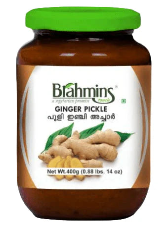 Brahmins Ginger Pickle (Pulinji) 400gm
