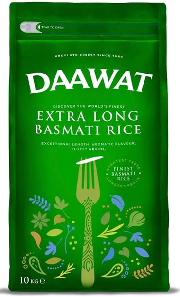 Daawat Extra Long Basmati Rice 10 Kg