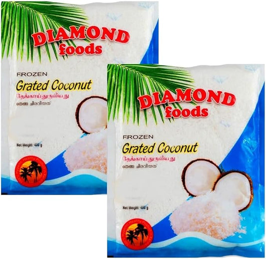 Diamond Foods Frozen Grated Coconut – 400 g