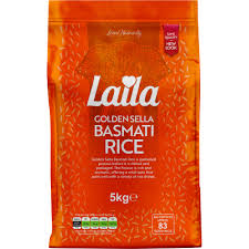 Laila Golden Sella Basmati Rice 5kg