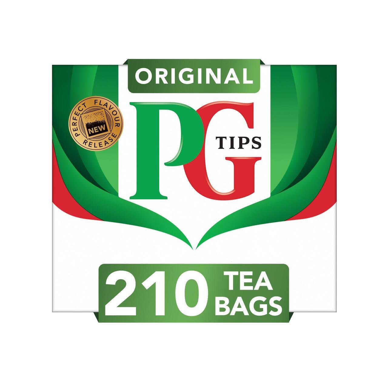 PG Tips 210s Tea Bags - 4 x 609g