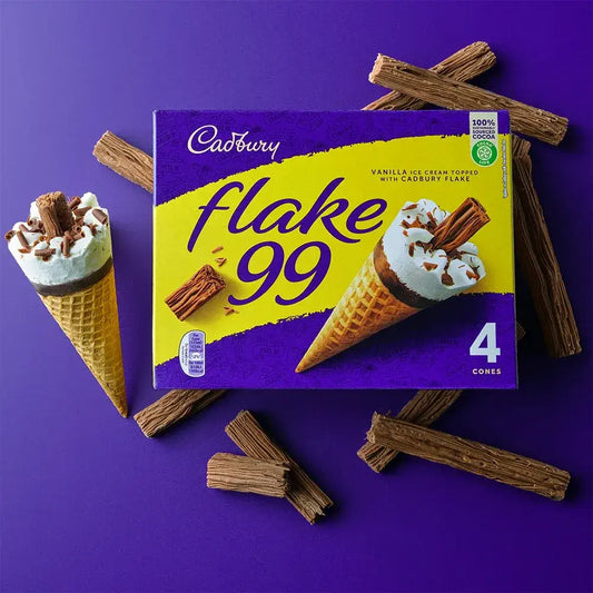 Cadbury Flake 99 Ice Cream Cones