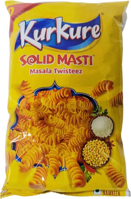 Kurkure Solid Masti Masala Twisteez – Spicy Crunchy Snack (50g)