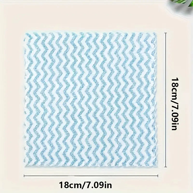 10pcs Ultra-Absorbent Microfiber – Reusable