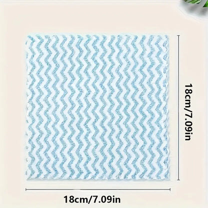10pcs Ultra-Absorbent Microfiber – Reusable