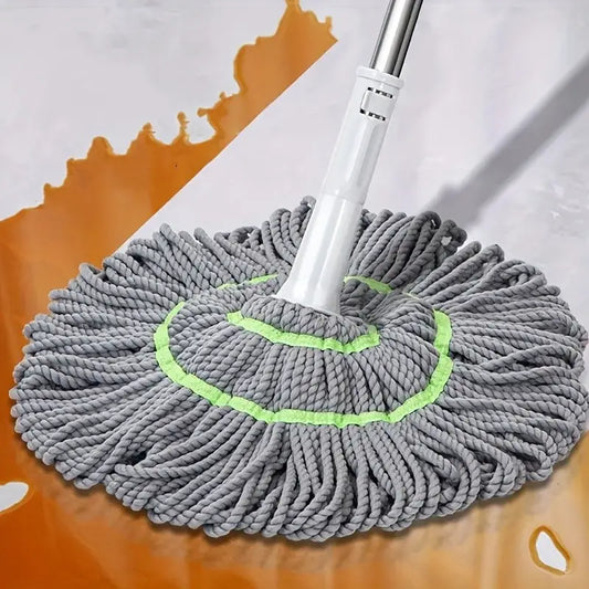 Self-Wringing String Mop – Effortless Cleaning with Built-In Twist Mechanism